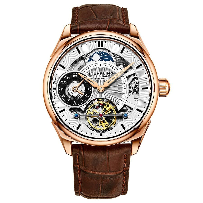 Stuhrling Original Legacy Automatic Silver Dial Men's Watch #M13509 - Watches of America