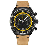 Stuhrling Original Monaco Quartz Black Dial Men's Watch #M13553 - Watches of America