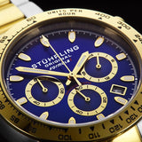 Stuhrling Original Monaco Quartz Blue Dial Men's Watch #M13548 - Watches of America #7