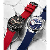 Stuhrling Original Monaco Quartz Blue Dial Men's Watch #M13545 - Watches of America #2