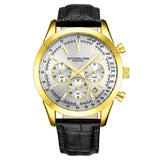 Stuhrling Original Monaco Quartz Silver Dial Men's Watch #M13652 - Watches of America