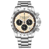 Stuhrling Original Monaco Quartz White Dial Men's Watch #M13568 - Watches of America