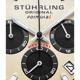 Stuhrling Original Monaco Quartz White Dial Men's Watch #M13568 - Watches of America #5