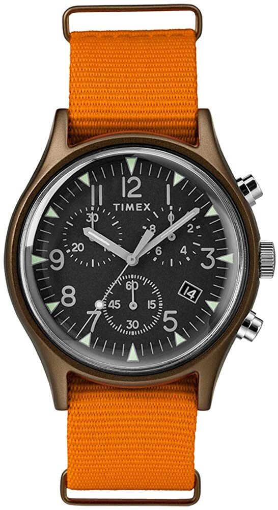 Timex Chronograph Quartz Black Dial Men's Watch #TW2T10600 - Watches of America