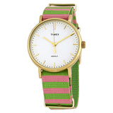 Timex Fairfield White Dial Ladies Watch #TW2P91800 - Watches of America