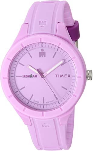 Timex Ironman Quartz Purple Dial Ladies Watch #TW5M17300 - Watches of America