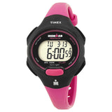 Timex Ironman Traditional 10-Lap Bright Pink Silicone Strap Ladies Watch #T5K525 - Watches of America