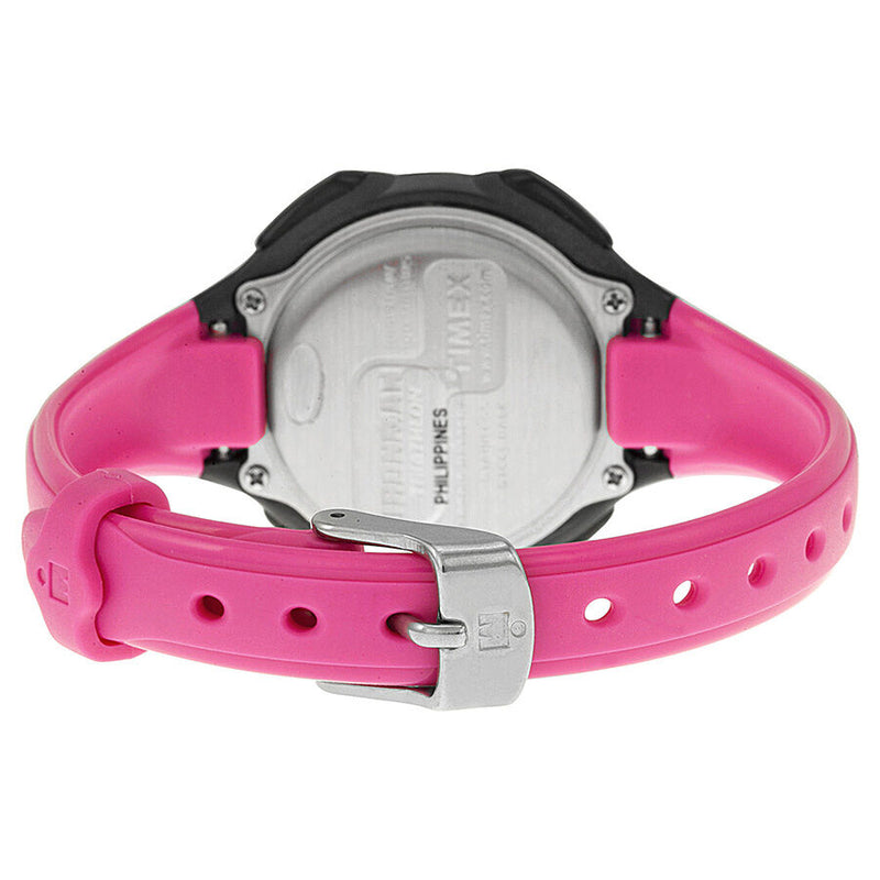 Timex Ironman Traditional 10-Lap Bright Pink Silicone Strap Ladies Watch #T5K525 - Watches of America #3