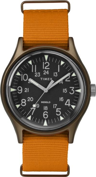 Timex MK1 Quartz Black Dial Men's Watch #TW2T10200 - Watches of America