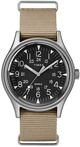 Timex MK1 Quartz Black Dial Men's Watch #TW2T10300 - Watches of America