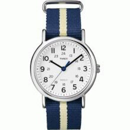 Timex Weekender Slip-Thru Stripled Nylon Strap Unisex Watch #T2P142 - Watches of America
