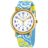 Timex Weekender White Dial Ladies Watch #TW2P90100 - Watches of America