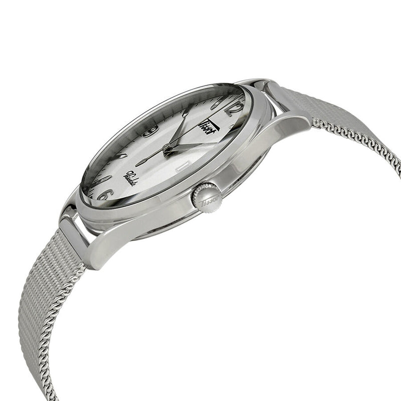 Tissot Heritage Visodate Silver Opalin Dial Men's Mesh Watch T1184101127700#T118.410.11.277.00 - Watches of America #2
