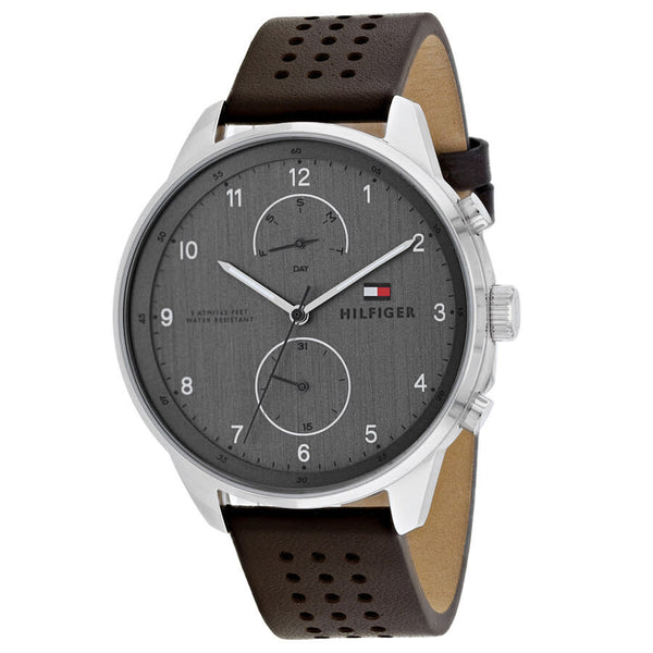 Tommy Hilfiger Chase Grey Dial Men's Watch 1791579 - Watches of America