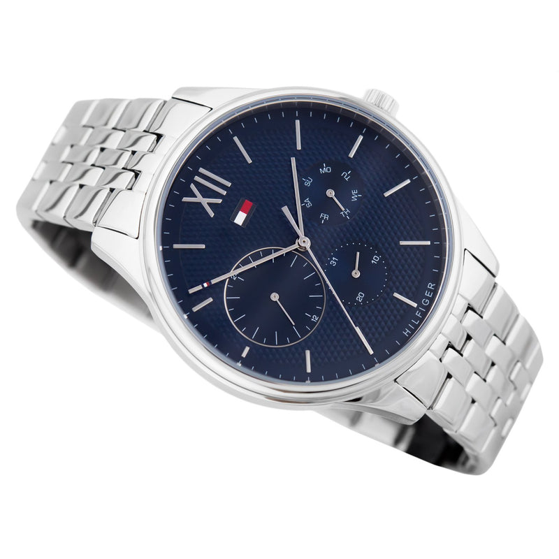 Tommy Hilfiger Blue Dial Silver Men's Watch 1791416 - Watches of America #4