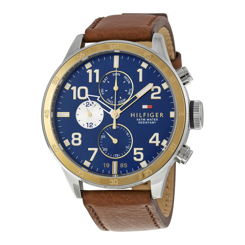 Tommy Hilfiger Multi-Function Navy Blue Dial Men's Watch 1791137 - Watches of America