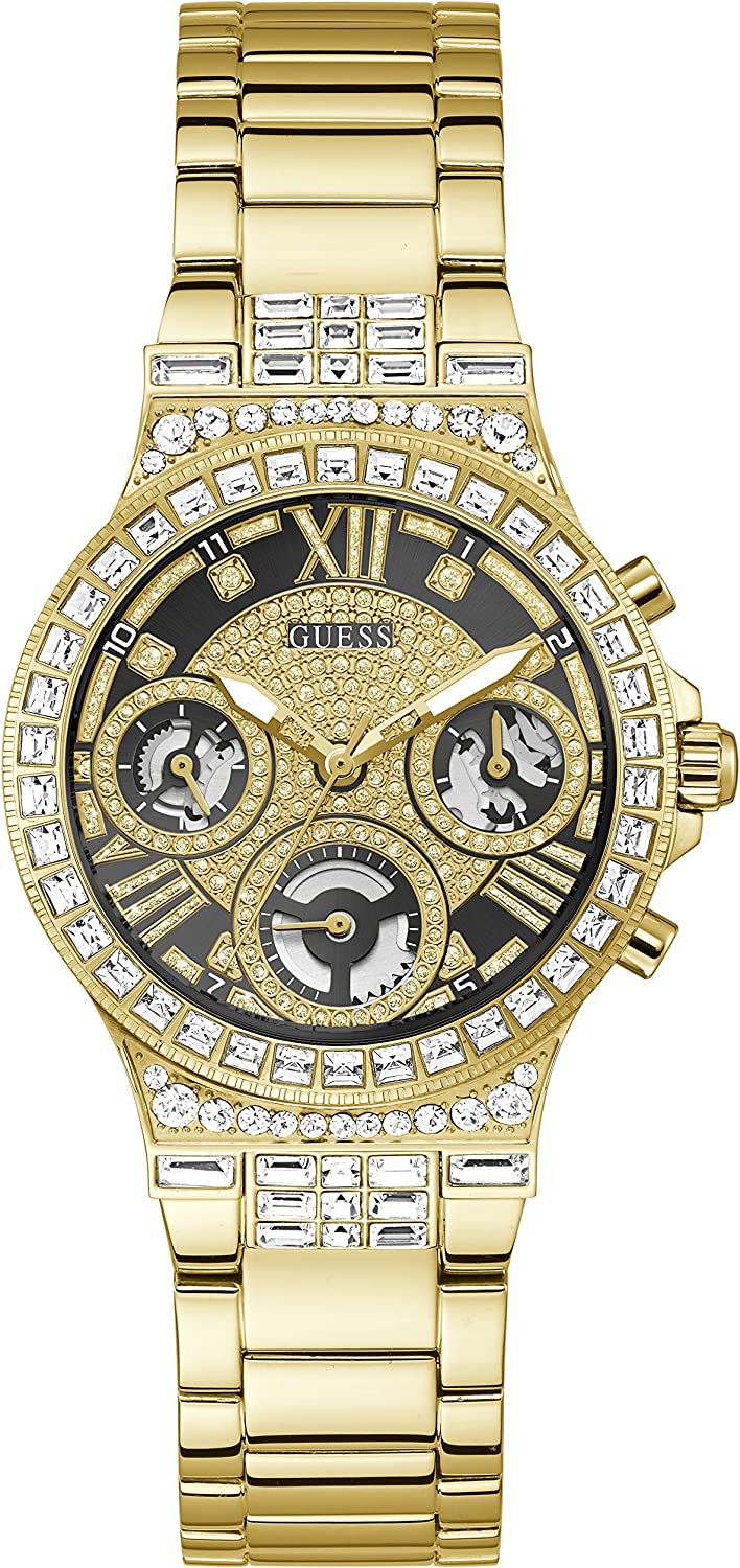 GUESS WATCH GOLD TONE CASE GOLD TONE STAINLESS STEEL Women's Watch  GW0320L5 - Watches of America
