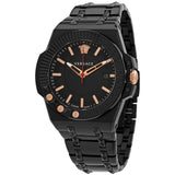 Versace Chain Reaction Quartz Black Dial Men's Watch #VEDY00719 - Watches of America