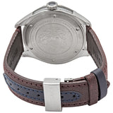 Versace Glaze Quartz White Dial Brown Leather Ladies Watch #VERA00118 - Watches of America #3
