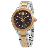 Versace Hellenyium Quartz Brown Dial Ladies Watch V12040015 - Watches of America