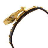 Versace Medusa Lock Icon Quartz Gold Dial Ladies Watch #VEDW00119 - Watches of America #2