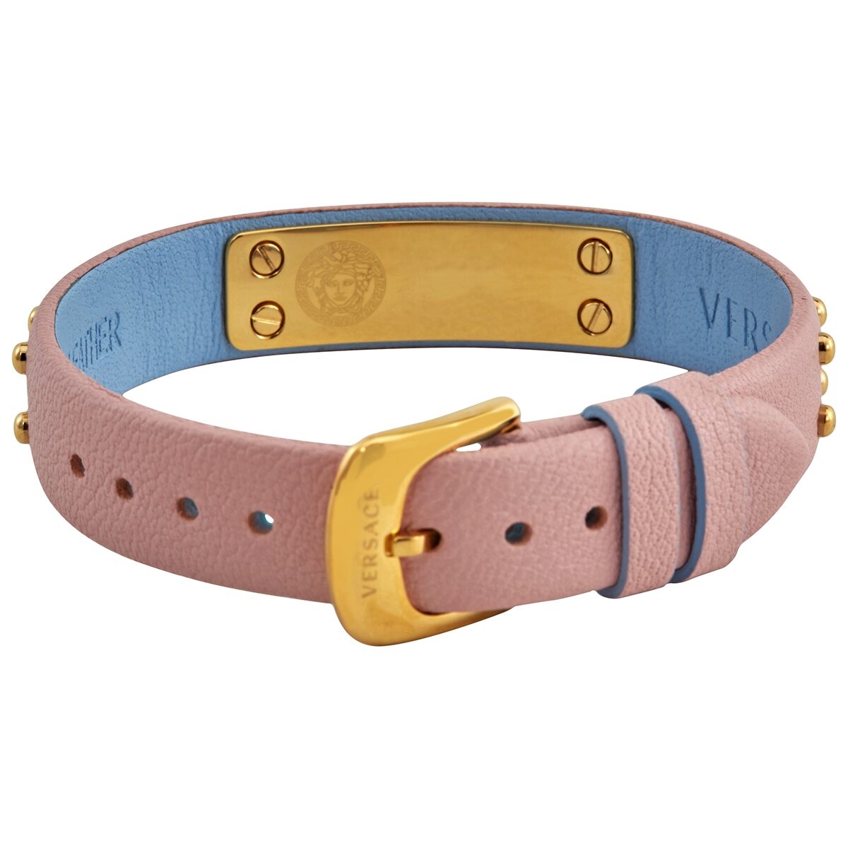 Versace Icon Large Pet Collar, Unisex, Pink