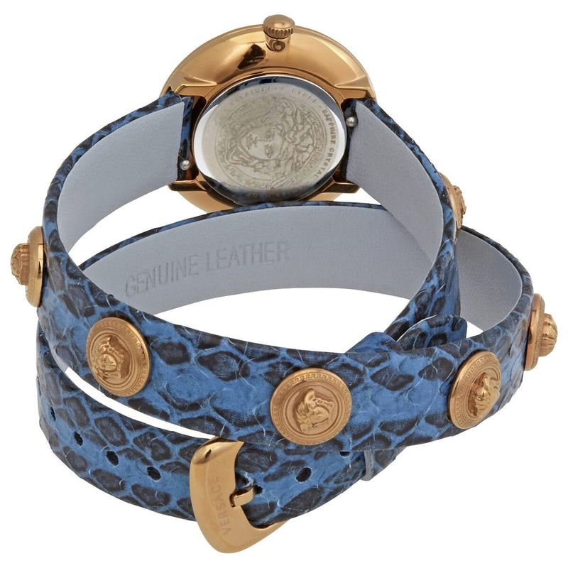 Versace Medusa Stud Icon Quartz Rose Gold Dial Ladies Watch #VERF00418 - Watches of America #3