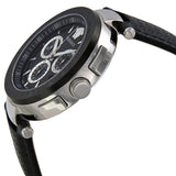 Versace Mystique Chronograph Black Dial Black Leather Watch I8C99D008-S009#IAC99D008-S009 - Watches of America #2