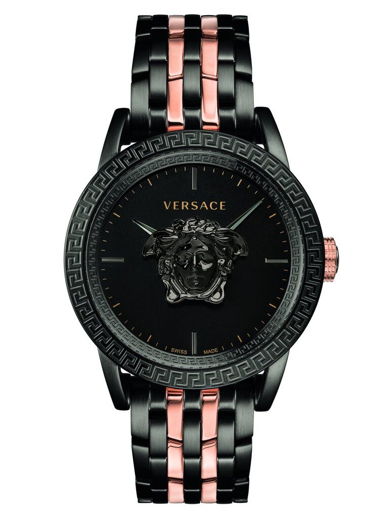 Versace Palazzo Empire Quartz Black Dial Men's Watch VERD00618 - Watches of America