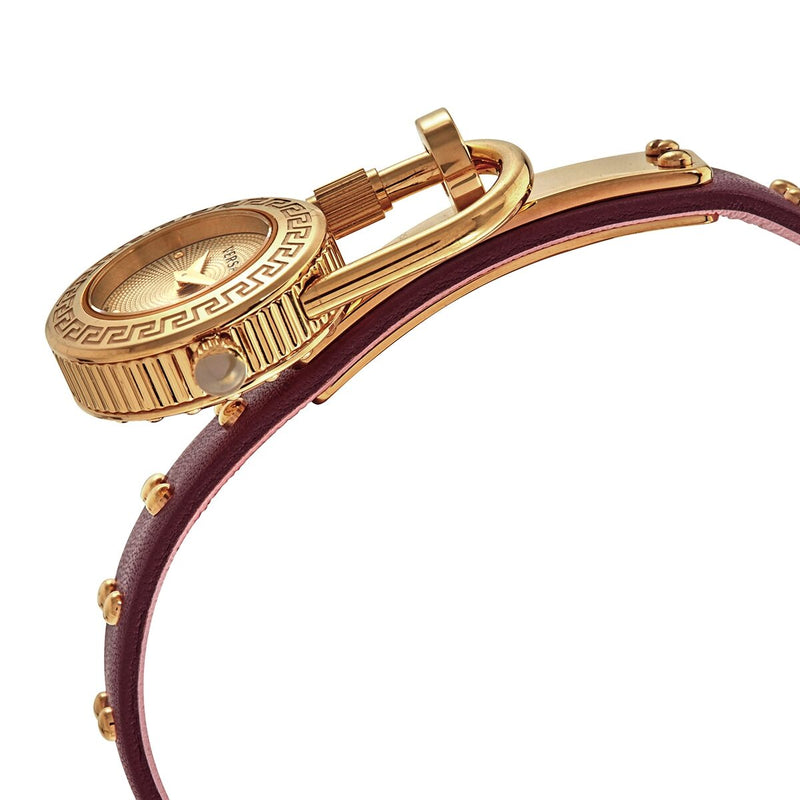 Versace Quartz Gold Dial Ladies Watch #VEDW00319 - Watches of America #2