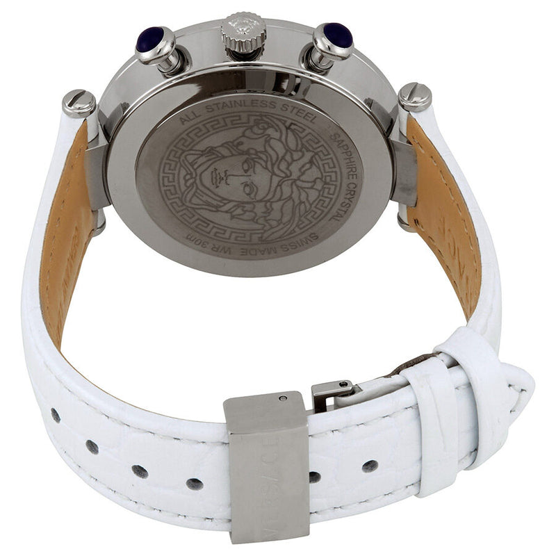 Versace Reve Chronograph Mother of Pearl Dial Unisex Watch #VAJ02 0016 - Watches of America #3