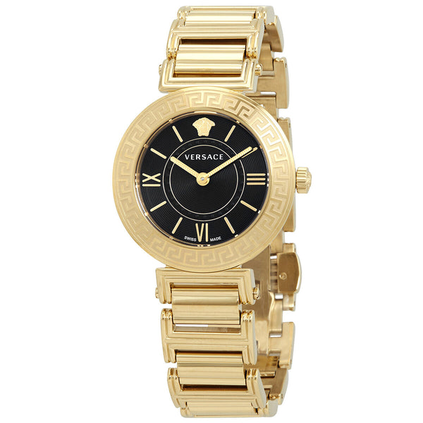 Versace Tribute Quartz Black Dial Ladies Watch #VEVG01020 - Watches of America
