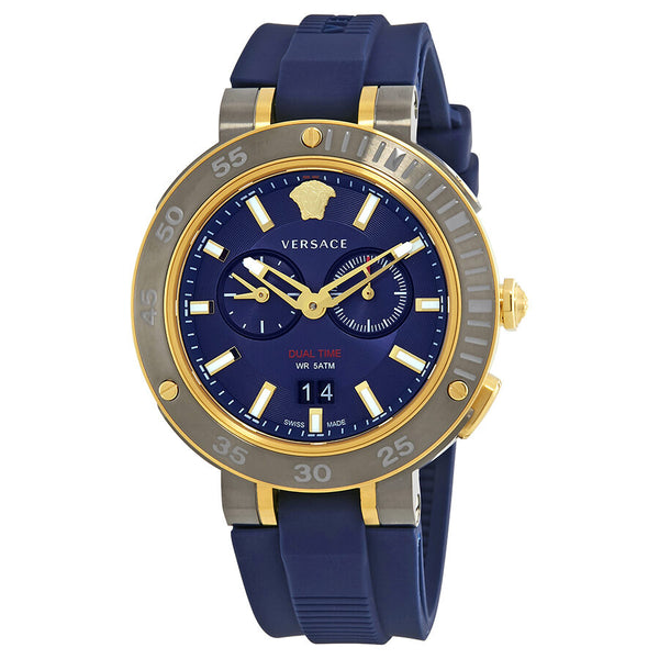 Versace V-extreme Blue Dial Men's Watch VCN010017 - Watches of America