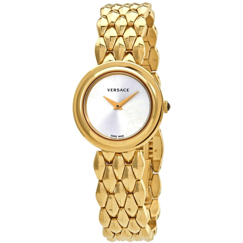 Versace V-Flare Quartz White Dial Ladies Watch #VEBN00718 - Watches of America