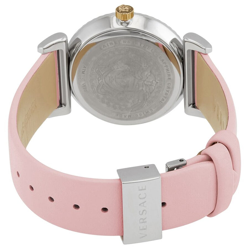 Versace V-Motif Quartz Silver Dial Ladies Watch VERE00118 - Watches of America #3