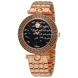 Versace Vanitas Black Quilted Dial Ladies Watch #VK7250015 - Watches of America
