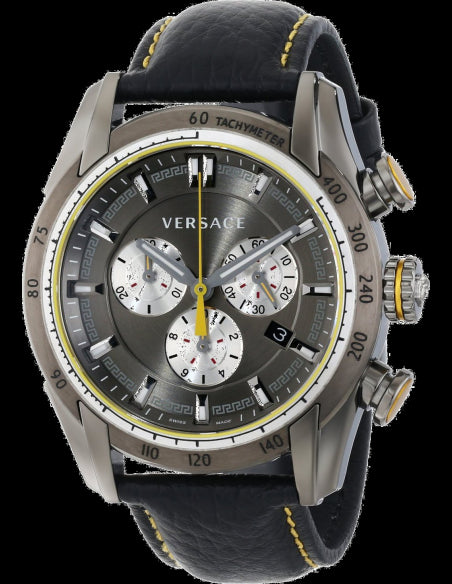 Versace V-Ray Chronograph Grey Dial Men's Watch VDB020014 - Watches of America #2