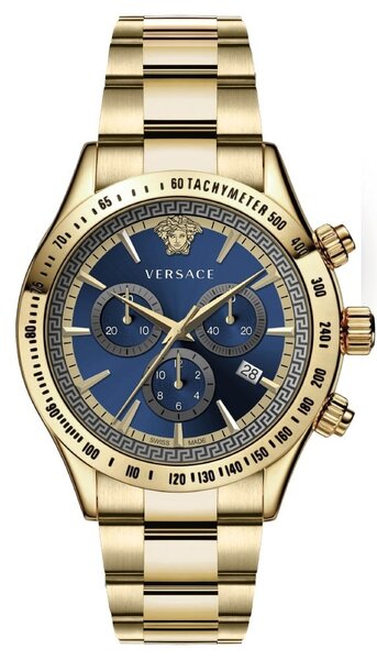 Versace Chronograph Blue Dial Classic Men's Watch  VEV700619 - Watches of America