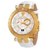 Versace V-Race Chronograph Quartz Silver Dial Men's Watch #VEBV00319 - Watches of America