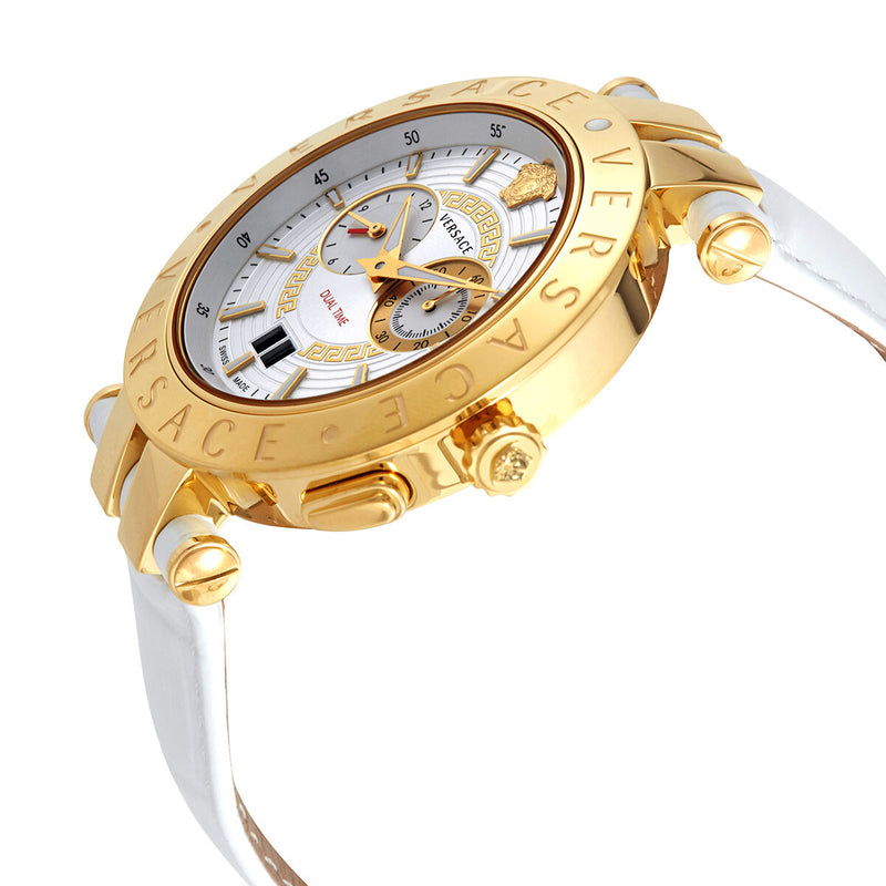 Versace V-Race Chronograph Quartz Silver Dial Men's Watch #VEBV00319 - Watches of America #2