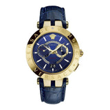 Versace V-Race Quartz Blue Dial Men's Watch VEBV00219 - Watches of America