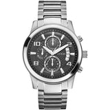 Guess Exec Chronograph Dial Silver-Tone Men's Watch W0075G1 - Watches of America #2