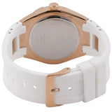 Guess Luna Women's White Rubber Strap Round Analog Women's Watch W0653L4 - Watches of America #2