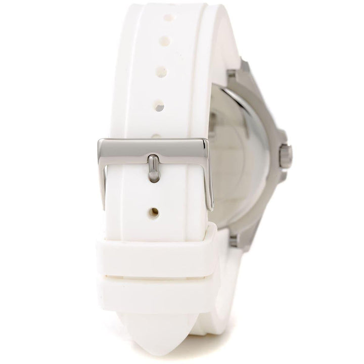 Guess Starlight White Rubber Strap Crystal Dial Women's Watch W0846L8 - Watches of America #3