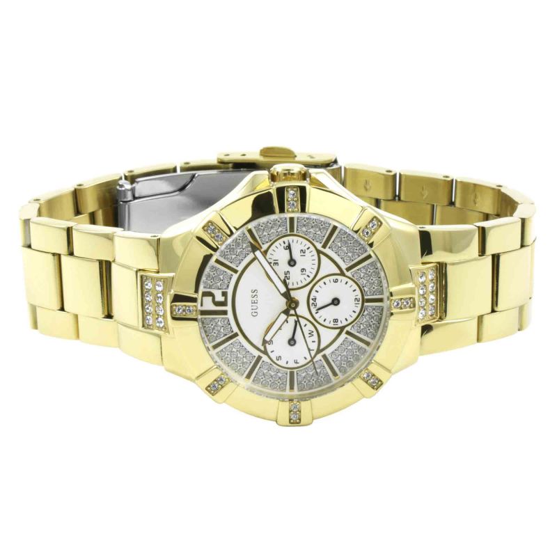 Guess Vista Diamond Champagne Dial Men's Watch W13573L1 - Watches of America #2