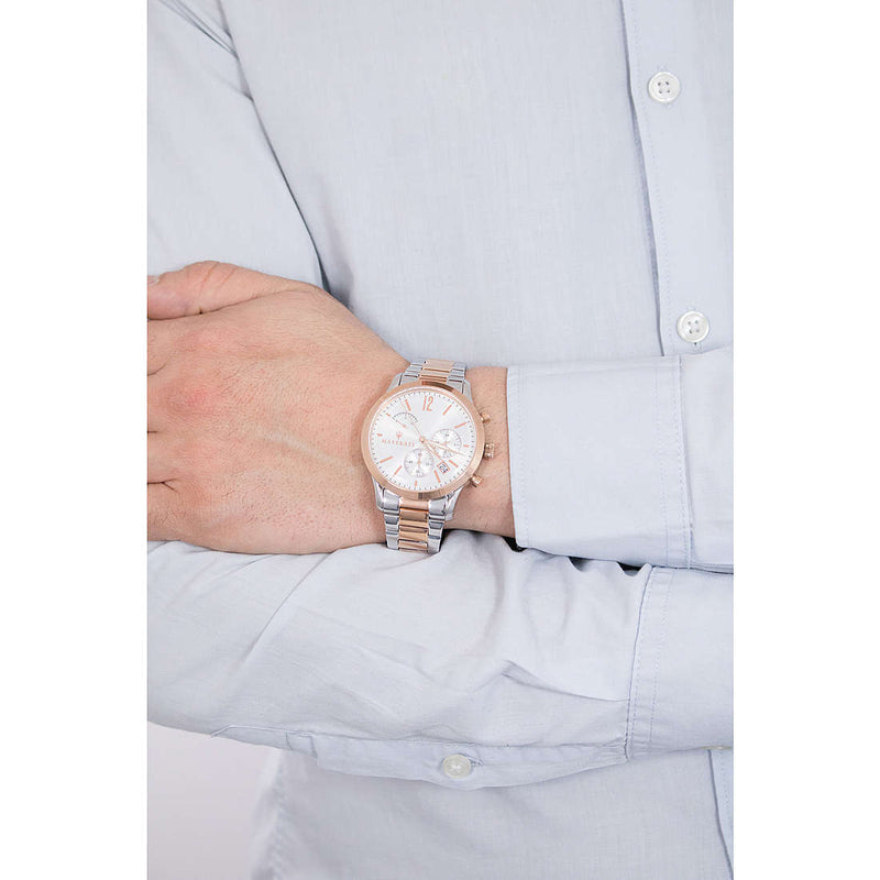 Maserati Tradizione Chronograph Silver Dial Men's Watch R8873625001