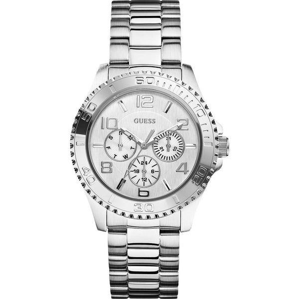 Guess Multi-Function Silver Dial Ladies Watch  W0231L1 - Watches of America
