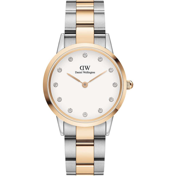 Daniel Wellington Iconic Link Lumine 32mm Two-tone Ladies Watch #DW00100359 - Watches of America