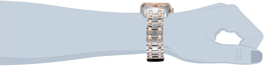 Invicta Bolt Cronógrafo Cuarzo Esfera plateada Reloj para hombre 34134