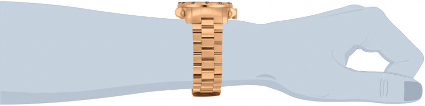 Invicta SHAQ Reloj de cuarzo con esfera negra para hombre 33868